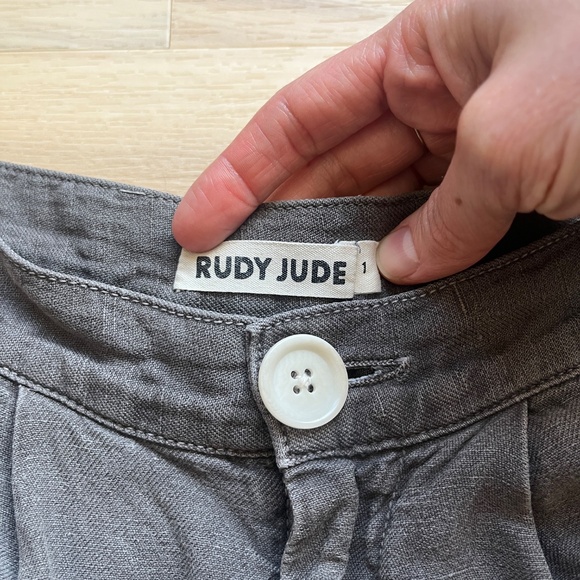 RUDY JUDE Flax Shorts in Ink (size 1) - Picture 3 of 9